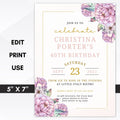 milestone party invitations